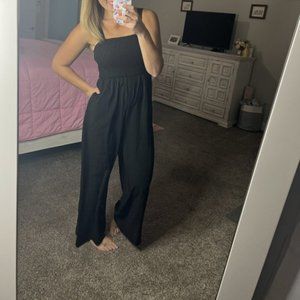 Smocked Jumpsuit